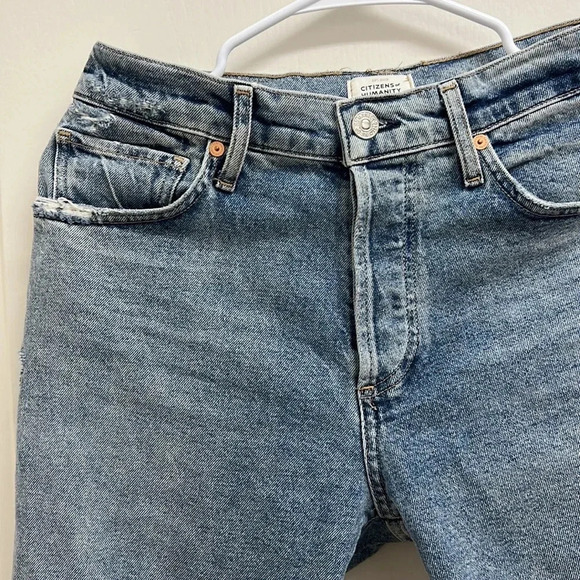 Citizens of Humanity Emerson Denim Blue Jeans Distressed | Size  27 - Picture 7 of 11